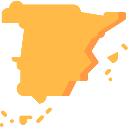 Mapa de España indicando red médica nacional